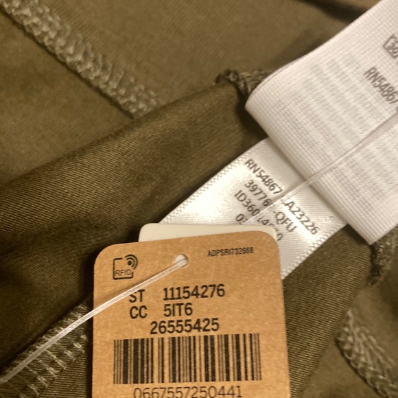 NWT Pink Cotton High Waist Full Length Legging - Deep Olive with Floral graphic - Picture 14 of 14